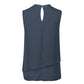 BIZ CORPORATES Womens Seville Sleeveless Layered Blouse RB260LN