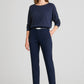 BIZ CORPORATES Womens Scuba Ponte Mid-rise Pull-on Pant RGP304L