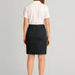 BIZ CORPORATES Womens Mid Waist Stretch Chino Skirt RGS264L