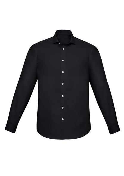 BIZ CORPORATES Mens Charlie Slim Fit Long Sleeve Shirt RS969ML