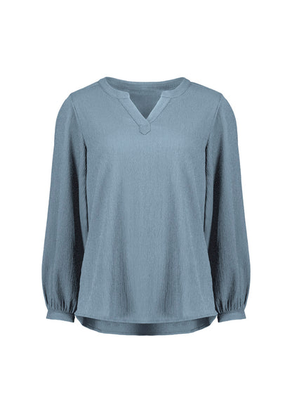 BIZ CORPORATES Womens Ruche Long Sleeve Blouse RU568LL