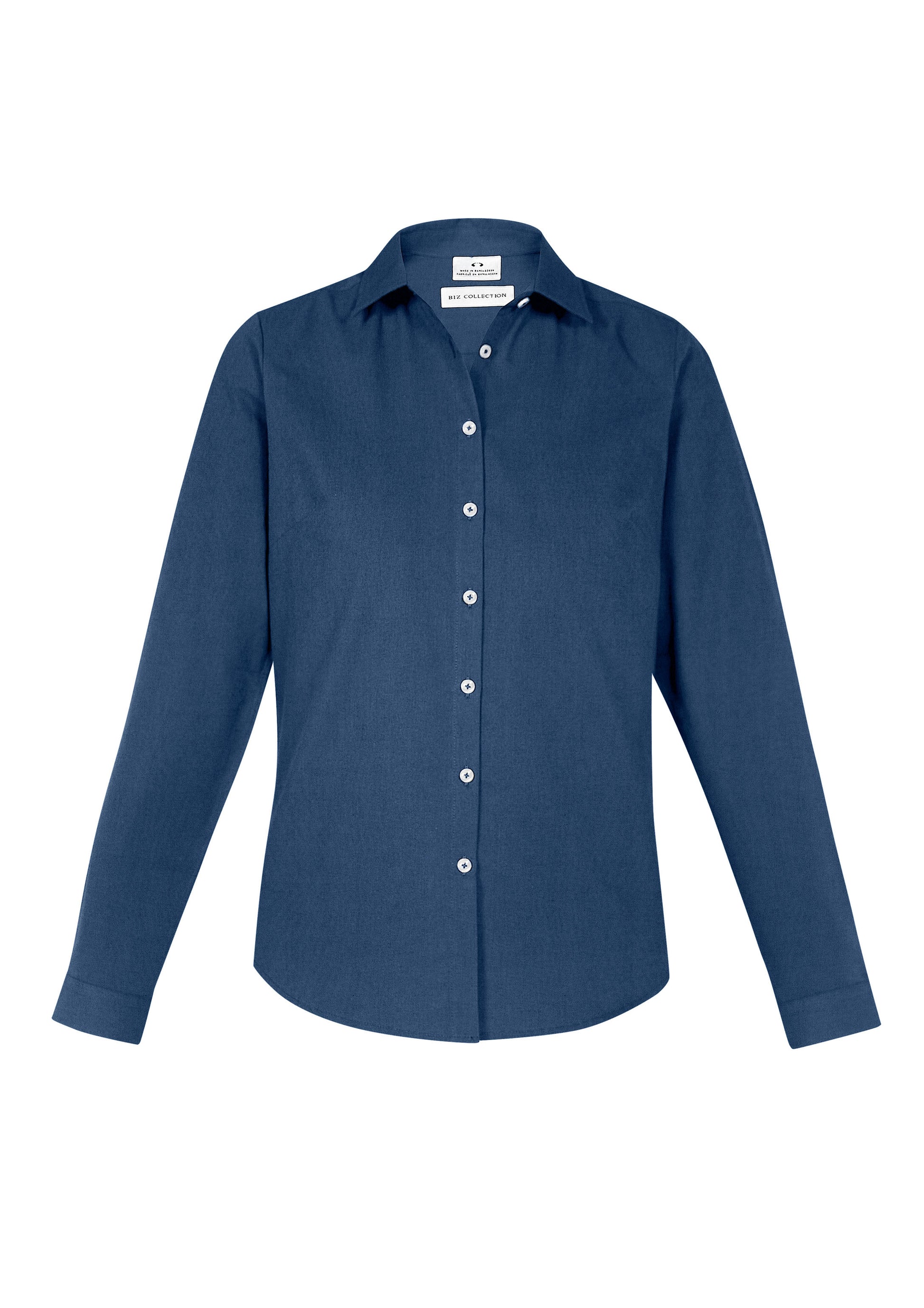 BIZ COLLECTION Womens Memphis Long Sleeve Shirt S127LL