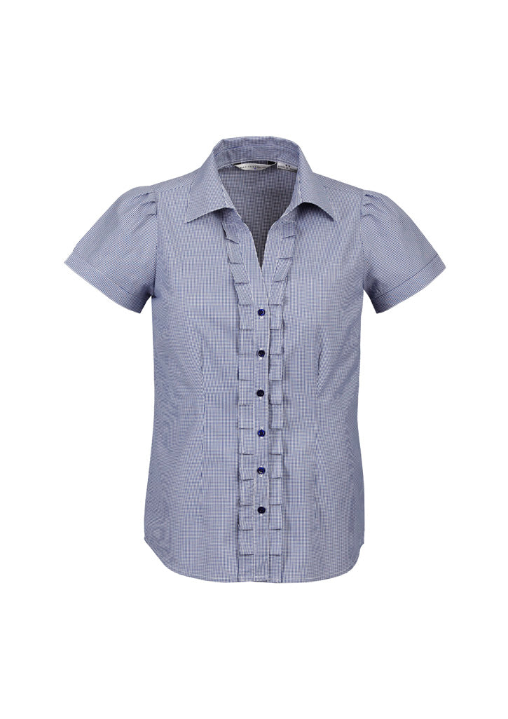 BIZ COLLECTION Womens Edge Short Sleeve Shirt S267LS Clearance