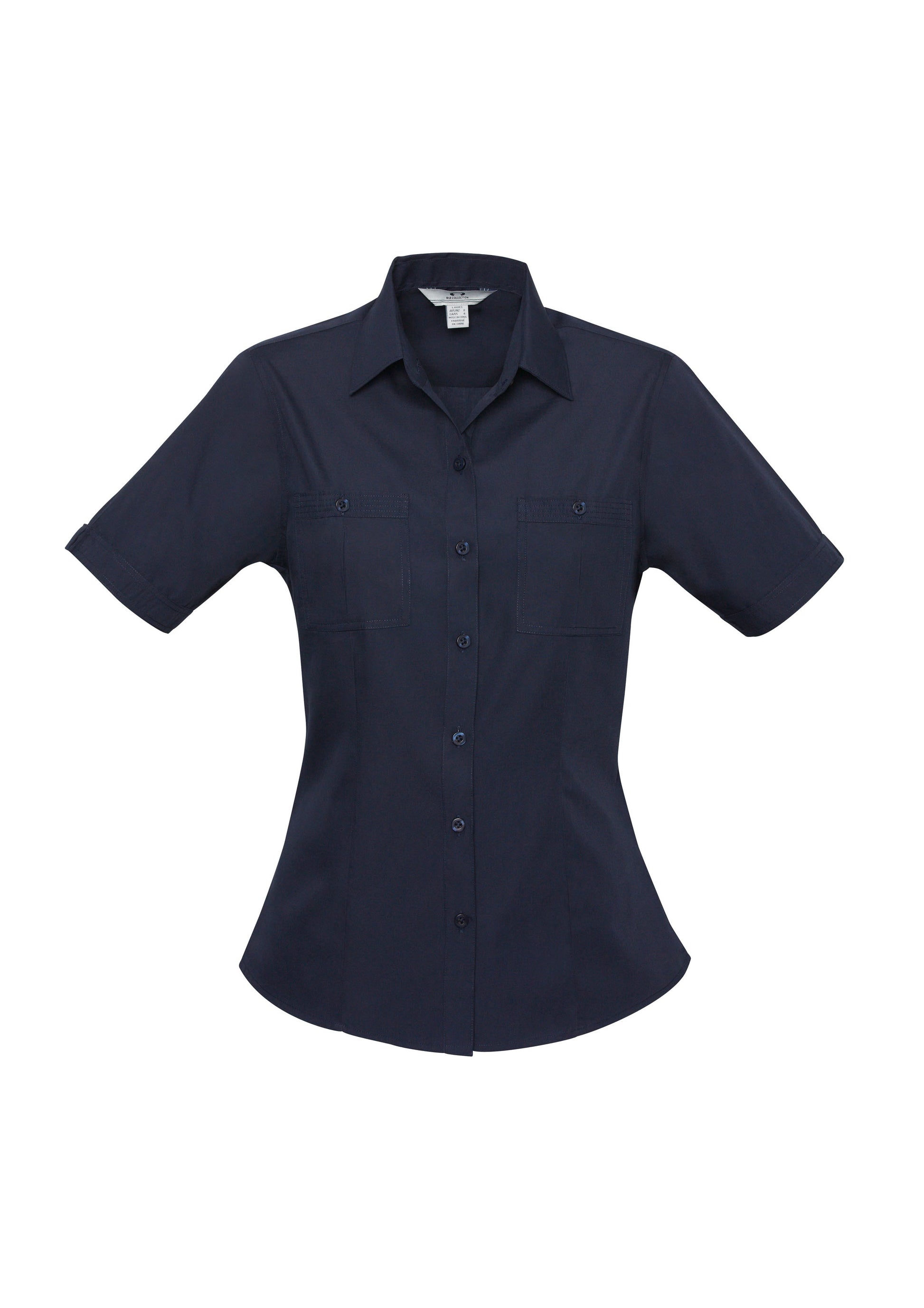 BIZ COLLECTION Womens Bondi Short Sleeve Shirt S306LS