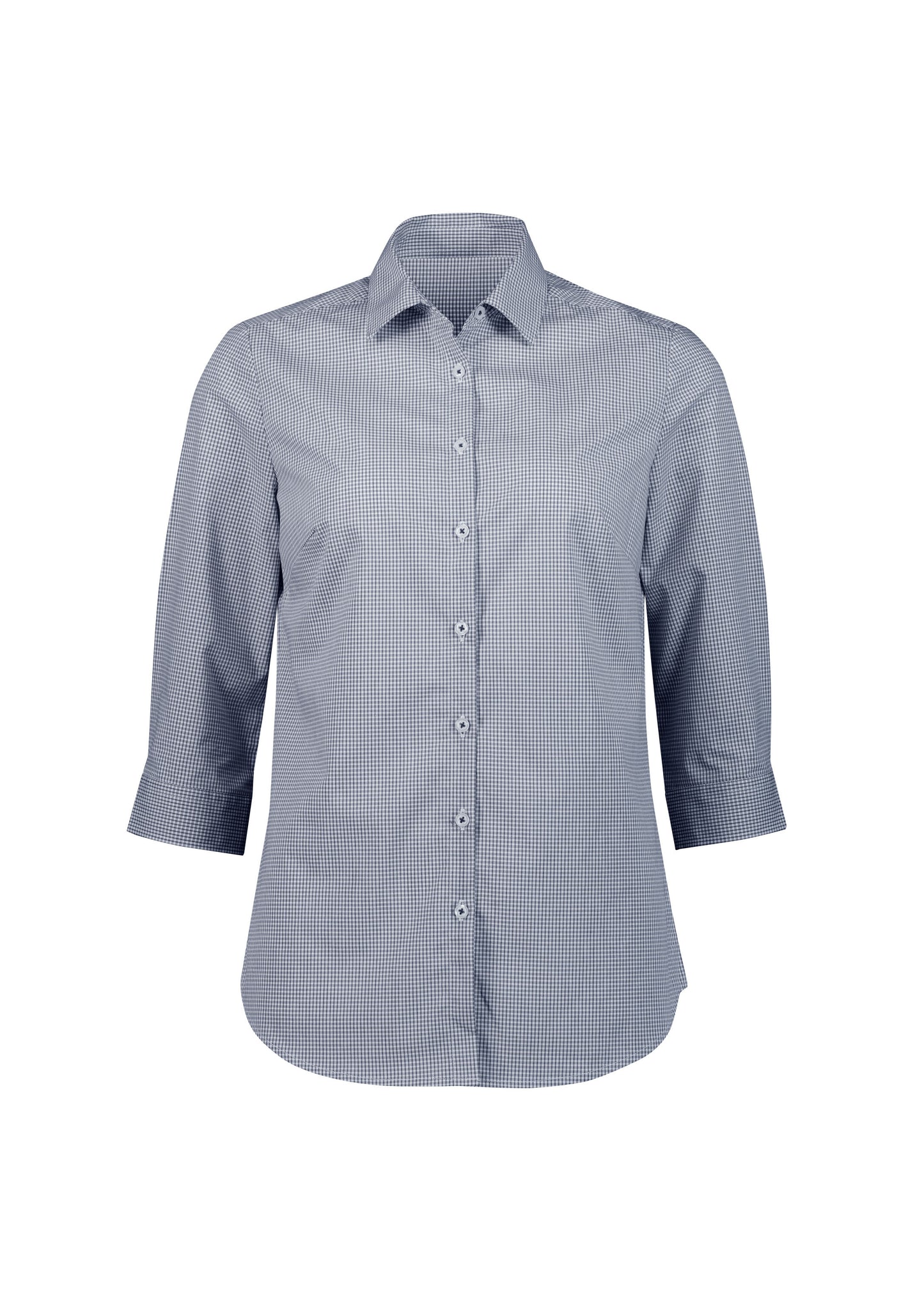 BIZ COLLECTION Womens Bristol 3/4 Sleeve Shirt S338LT