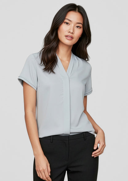 BIZ COLLECTION Womens Madison Short Sleeve Shirt S628LS