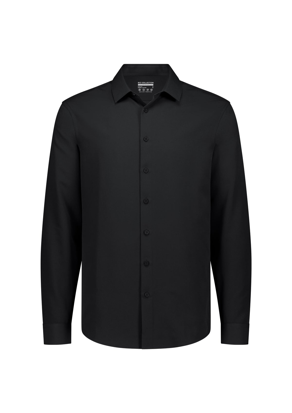BIZ COLLECTION Quick Dry Movement Mens Long Sleeve Shirt S629M