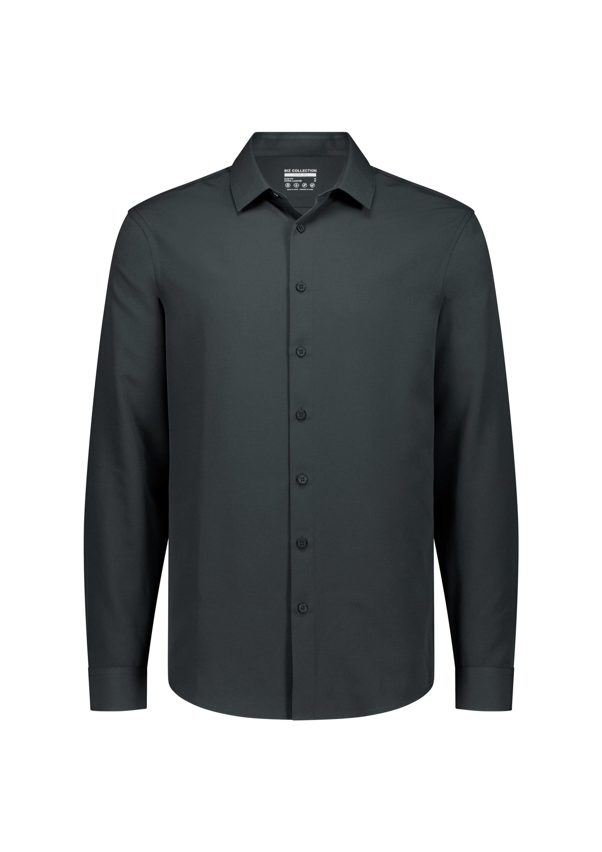 BIZ COLLECTION Quick Dry Movement Mens Long Sleeve Shirt S629M
