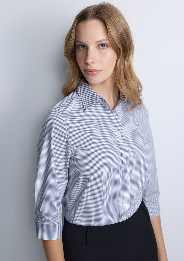 BIZ COLLECTION Fitzroy Womens 3/4 Sleeve Shirt S636W