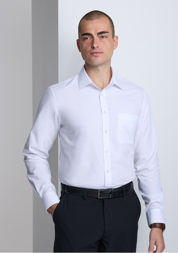 BIZ COLLECTION Lexington Mens Classic Fit Long Sleeve Shirt S639M