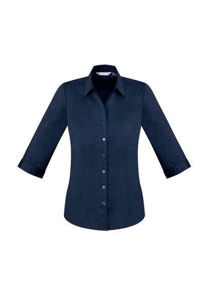 BIZ COLLECTION Womens Monaco 3/4 Sleeve Shirt S770LT