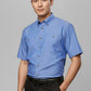 BIZ COLLECTION Mens Chambray Short Sleeve Shirt SH113