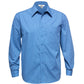 BIZ COLLECTION Mens Micro Check Long Sleeve Shirt SH816