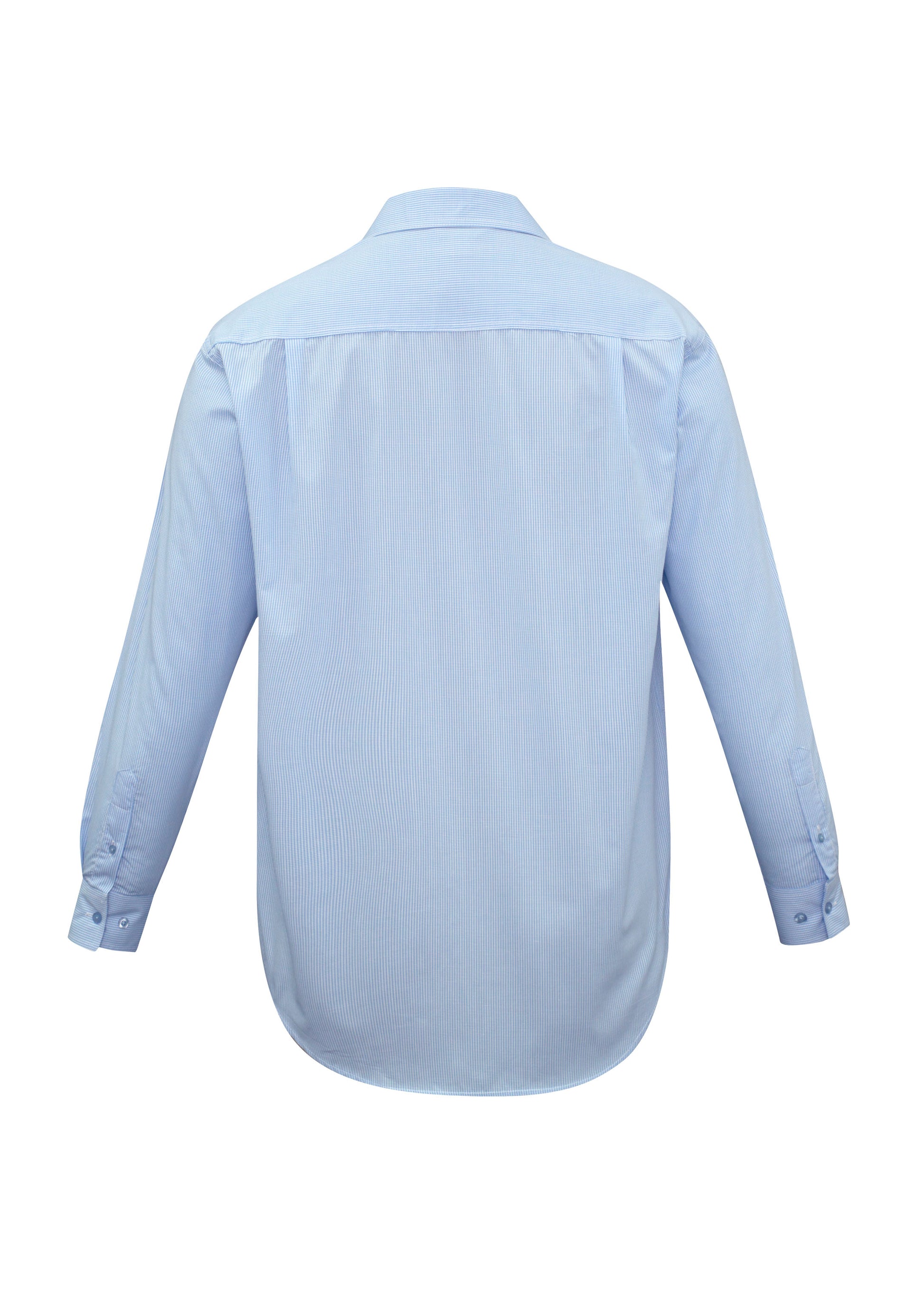 BIZ COLLECTION Mens Micro Check Long Sleeve Shirt SH816
