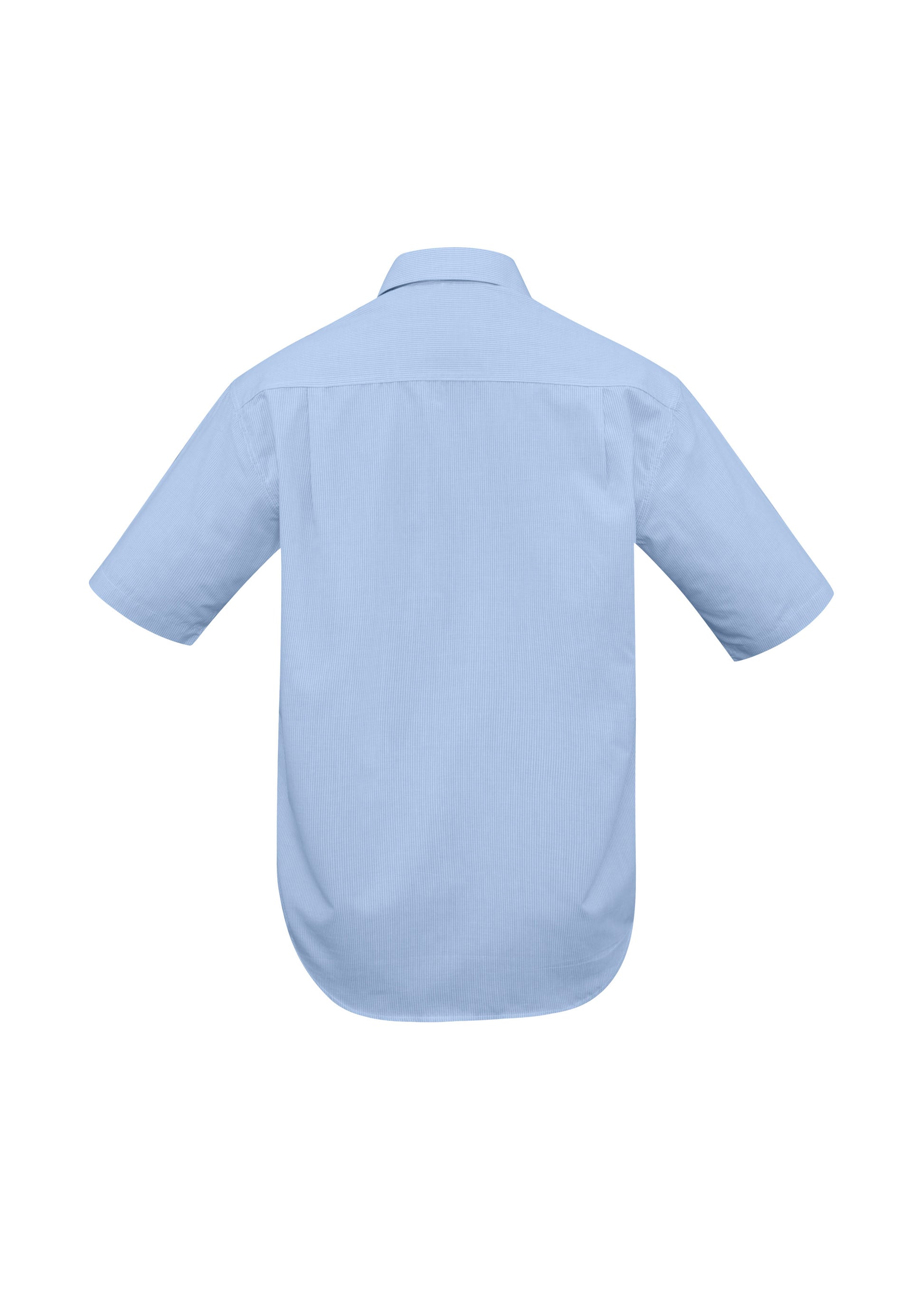 BIZ COLLECTION Mens Micro Check Short Sleeve Shirt SH817