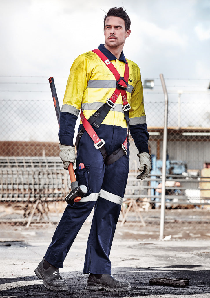 SYZMIK Mens Rugged Cooling Taped Overall ZC804