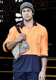 SYZMIK Unisex Hi Vis Basic Long Sleeve Polo ZH232