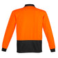 SYZMIK Unisex Hi Vis Basic Long Sleeve Polo ZH232