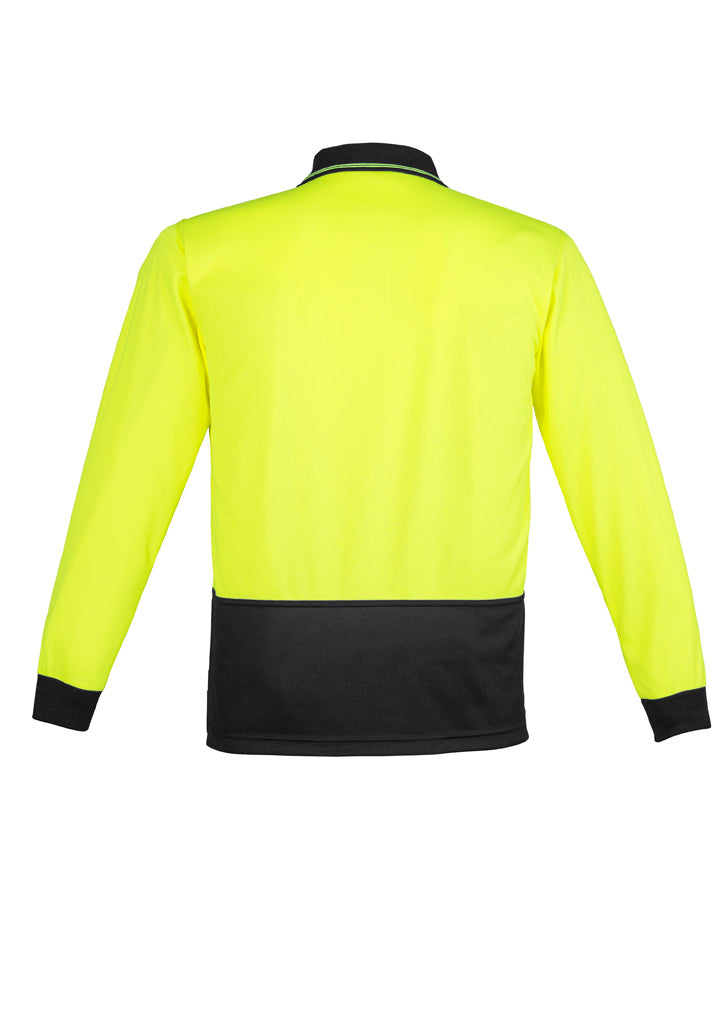 SYZMIK Unisex Hi Vis Basic Long Sleeve Polo ZH232