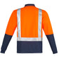 SYZMIK Mens Hi Vis Spliced Long Sleeve Polo - Shoulder Taped ZH234