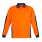 SYZMIK Mens Hi Vis Squad Long Sleeve Polo ZH238