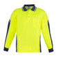 SYZMIK Mens Hi Vis Squad Long Sleeve Polo ZH238