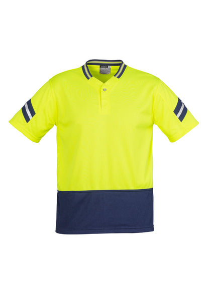 SYZMIK Mens Hi Vis Astro Short Sleeve Polo ZH245