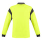 SYZMIK Mens Hi Vis Aztec Long Sleeve Polo ZH249