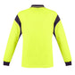 SYZMIK Mens Hi Vis Aztec Long Sleeve Polo ZH249