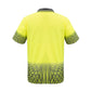SYZMIK Mens Hi Vis Tracks Short Sleeve Polo ZH300