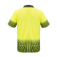 SYZMIK Mens Hi Vis Tracks Short Sleeve Polo ZH300