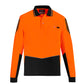 SYZMIK Mens Hi Vis Flux Long Sleeve Polo ZH310