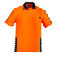 SYZMIK Mens Hi Vis Komodo Short Sleeve Polo ZH320