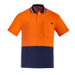 SYZMIK Mens Hi Vis Cotton Short Sleeve Polo ZH435