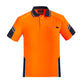 SYZMIK Mens Hi Vis Reinforced Squad Short Sleeve Polo ZH465