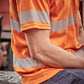 SYZMIK Mens Hi Vis Segmented Tape Cotton Tee ZH510