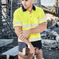SYZMIK Unisex Hi Vis Segmented Tape Short Sleeve Polo ZH535