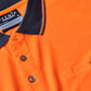 SYZMIK Unisex Hi Vis Segmented Tape Short Sleeve Polo ZH535