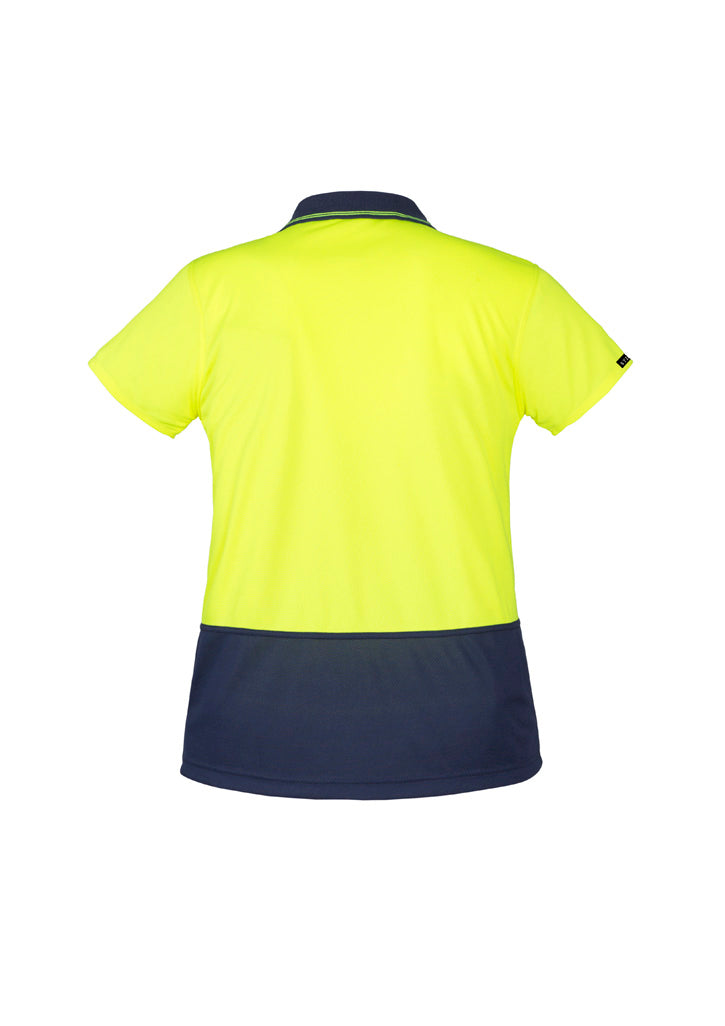 SYZMIK Womens Hi Vis Basic Short Sleeve Polo ZH731