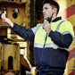 SYZMIK Mens Hi Vis Quilted Flying Jacket ZJ351
