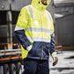 SYZMIK Mens Hi Vis 4 In 1 Waterproof Jacket ZJ532