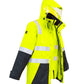 SYZMIK Mens Hi Vis 4 In 1 Waterproof Jacket ZJ532