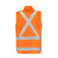 SYZMIK Mens Hi Vis X Back 4 In 1 Waterproof Jacket ZJ616