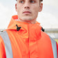 SYZMIK Mens Hi Vis X Back Heavy Duty Waterproof Jacket ZJ620-AU