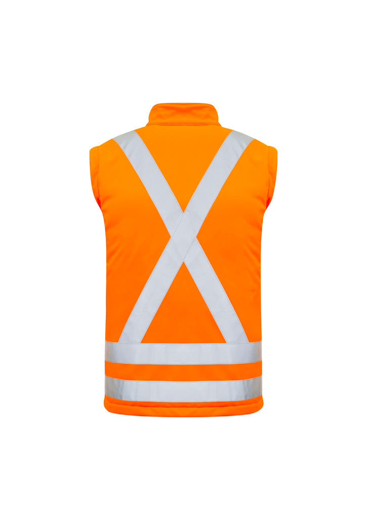 SYZMIK Unisex Hi Vis X Back 2 In 1 Softshell Jacket ZJ680