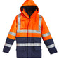 SYZMIK Mens Orange Flame Arc Rated Antistatic Waterproof Jacket ZJ900