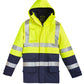 SYZMIK Mens Orange Flame Arc Rated Antistatic Waterproof Jacket ZJ900