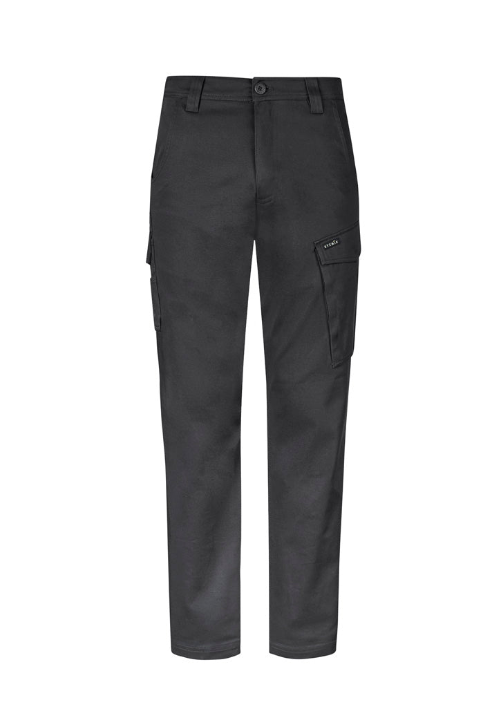 SYZMIK Mens Essential Basic Stretch Cargo Pant ZP230