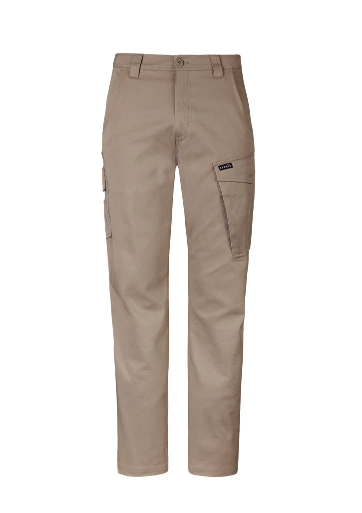 SYZMIK Mens Essential Basic Stretch Cargo Pant ZP230