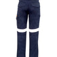 SYZMIK Mens Orange Flame Taped Cargo Pant (Regular) ZP521